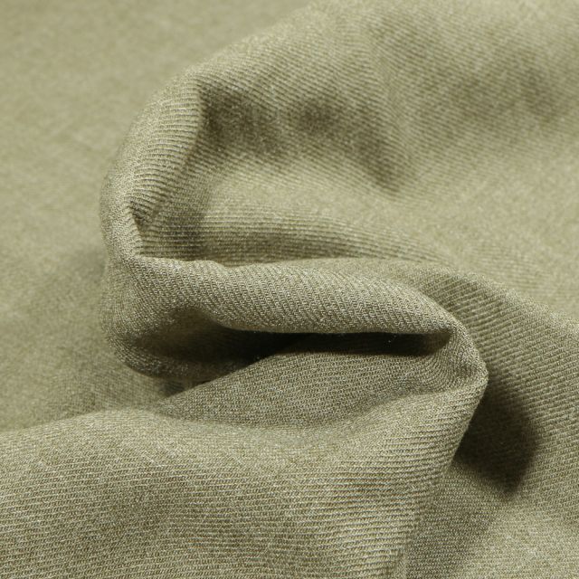 Tissu Viscose uni Sophia Gris clair chiné