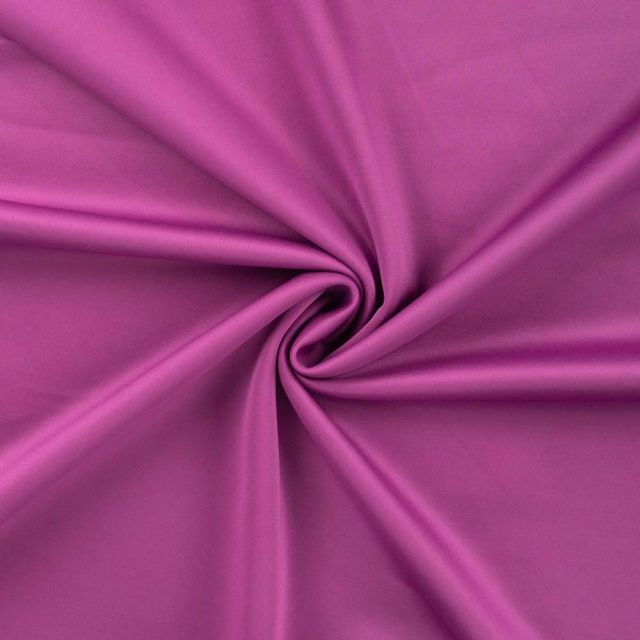 Tissu Suédine Scuba uni Rose fuchsia