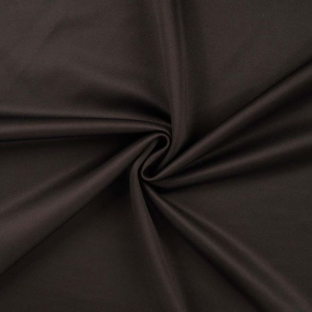 Tissu Suédine Scuba uni Noir profond