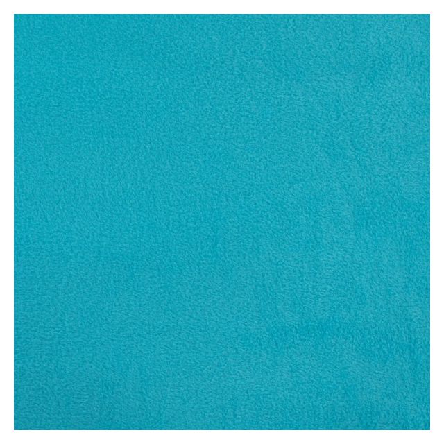 Coupon Tissu Polaire doux uni Bleu turquoise - Coupon de 40 cm