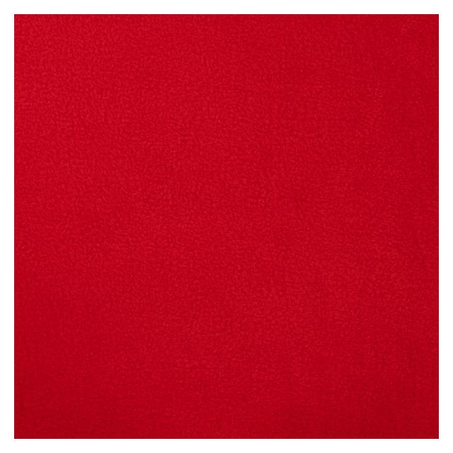 Coupon Tissu Polaire doux uni Rouge - Coupon de 100 cm