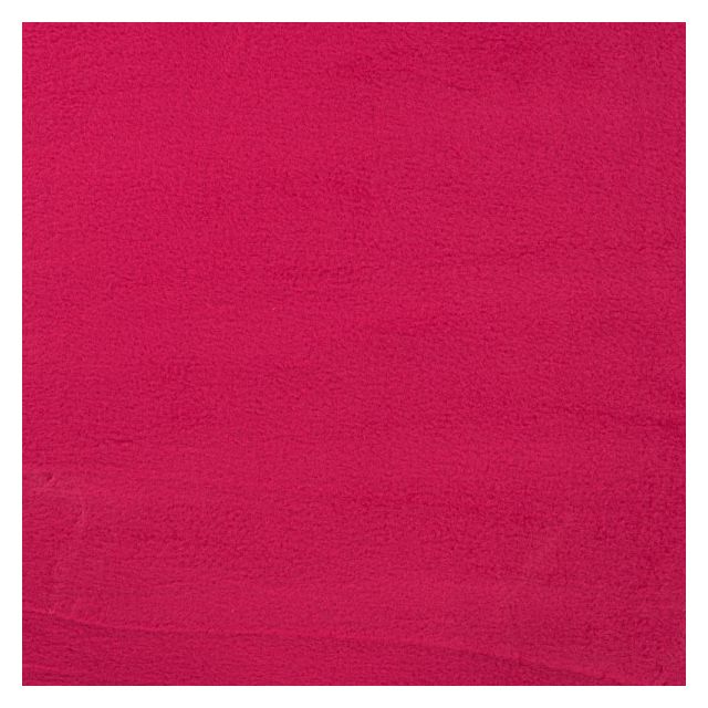 Coupon Tissu Polaire doux uni Rose fuchsia - Coupon de 50 cm