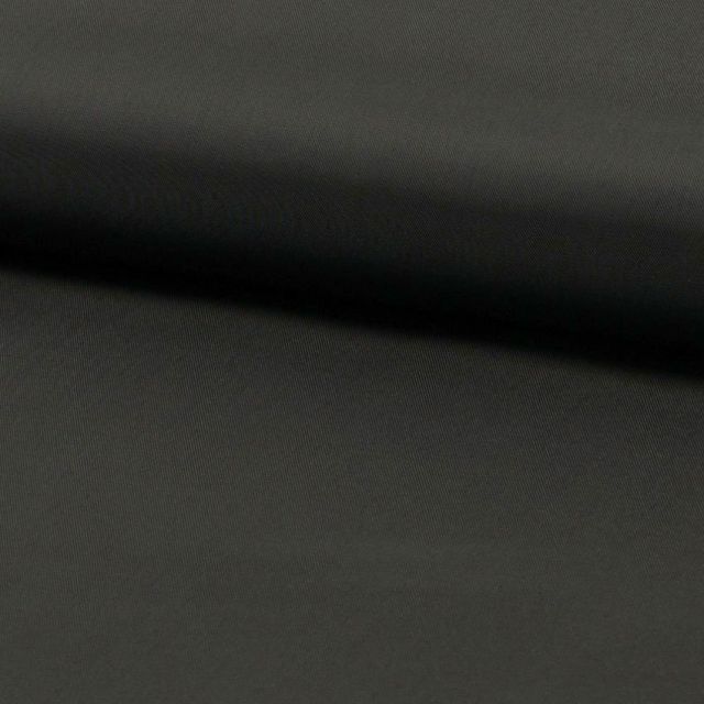 Coupon Tissu Doublure Uni Polyester Noir x10cm - Coupon de 40 cm
