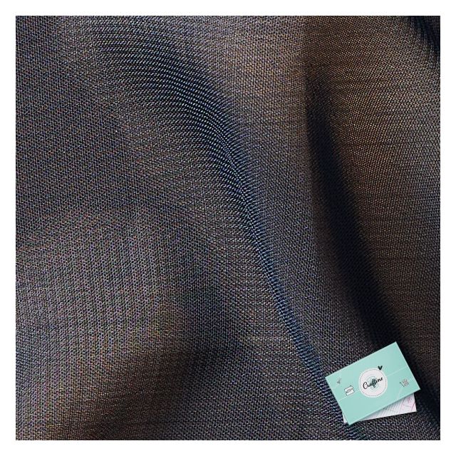 Tissu upcycling Coupon de 2 m Voile Bleu marine 