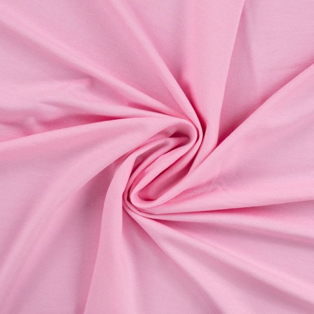 Tissu Jersey Viscose uni Lia Rose bébé