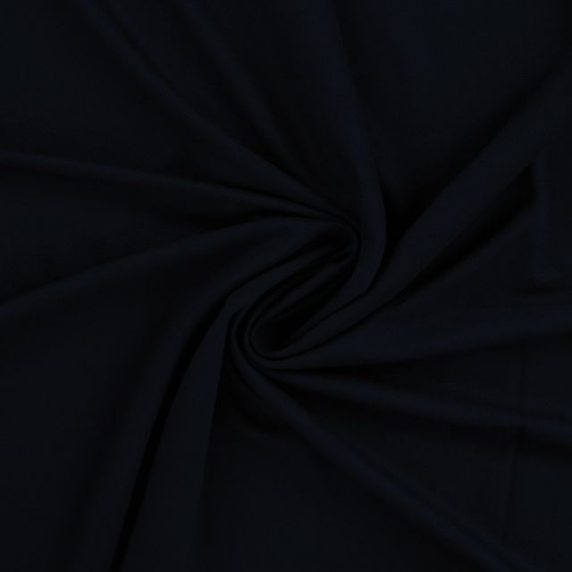 Tissu Jersey Viscose uni Lia Bleu nuit
