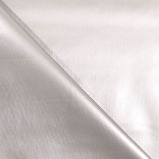 Toile cirée uni Perle - Par 10 cm