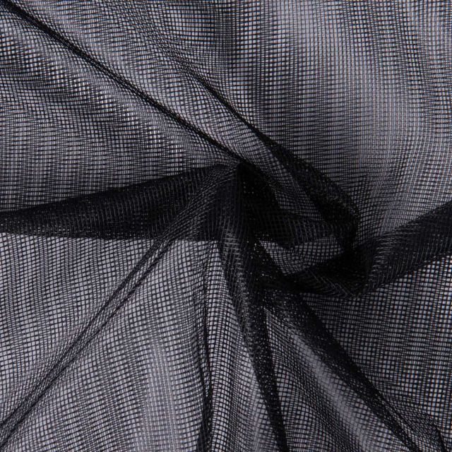Tissu Moustiquaire Mosquito souple grande largeur Noir