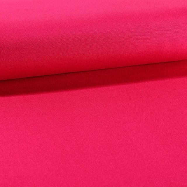 Tissu Toile Transat uni Fuschia - Par 10 cm