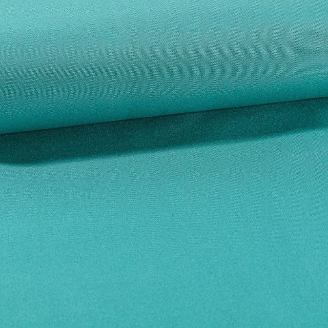 Tissu Toile Transat uni Lagon - Par 10 cm