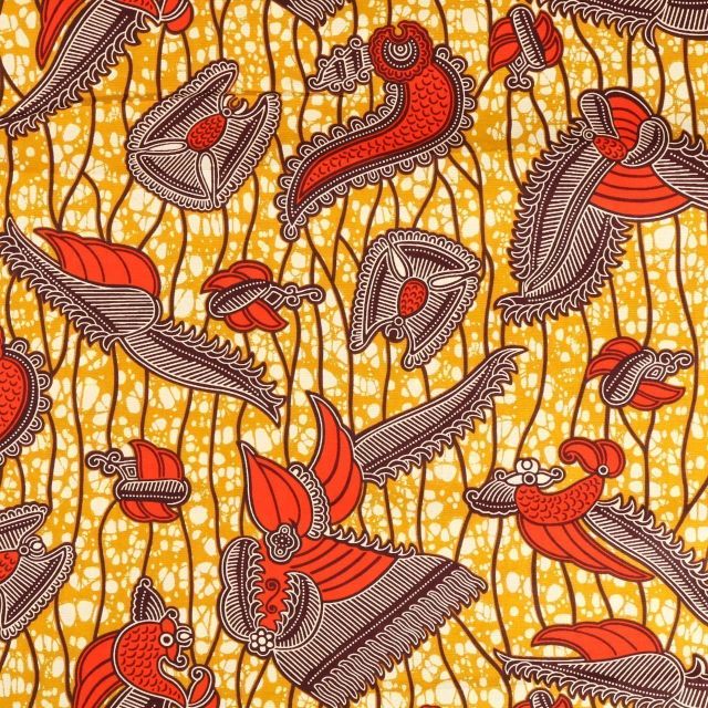 Tissu Wax africain n°508 - Au mètre