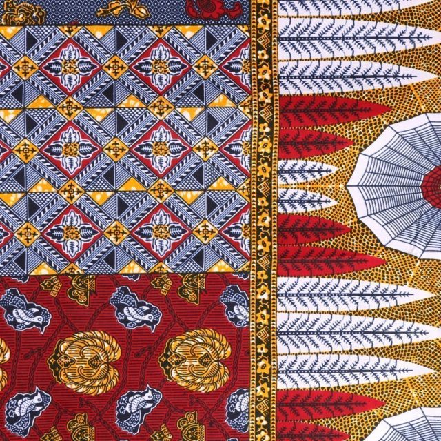 Tissu Wax africain n°516 - Au mètre