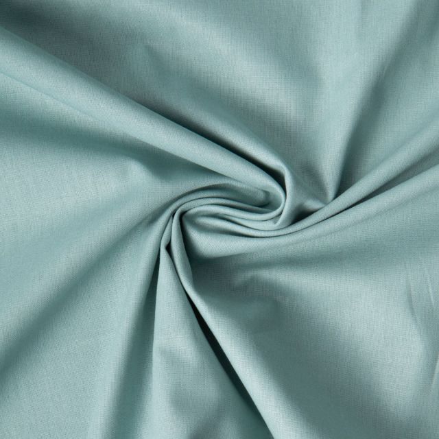 Tissu Coton uni Grande largeur 280cm Santorin Vert amande