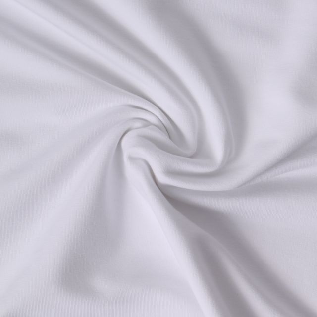 Tissu Sweat léger Soline sur fond Blanc