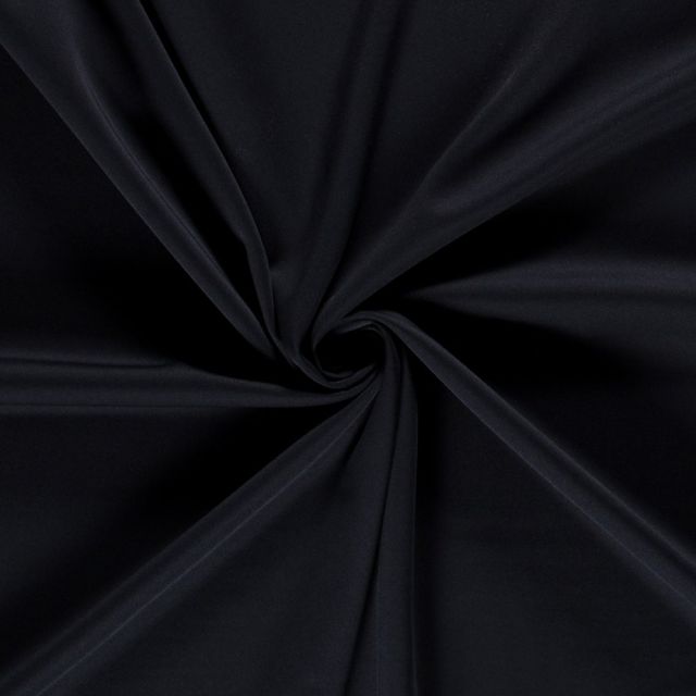 Tissu Crêpe Scuba extensible Scalina uni Bleu marine