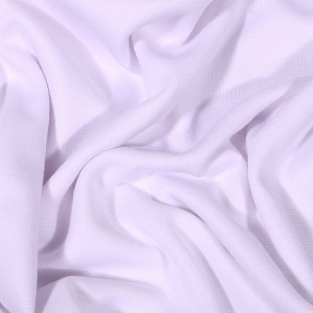 Tissu Jersey Milano uni Blanc - Par 10 cm