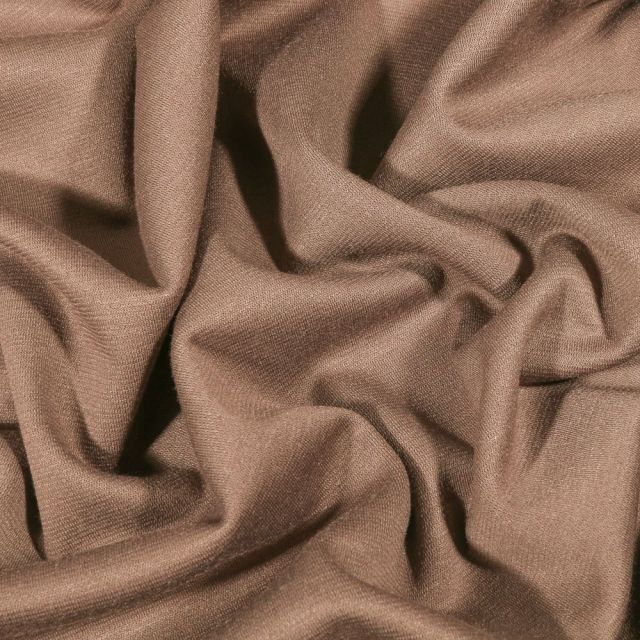 Tissu Jersey Milano uni Taupe - Par 10 cm
