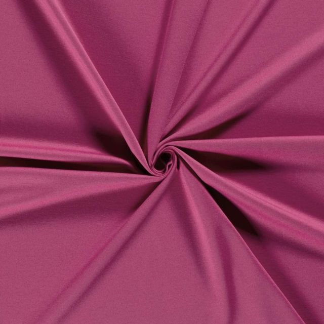 Tissu Jersey Viscose épais Romana uni Parme