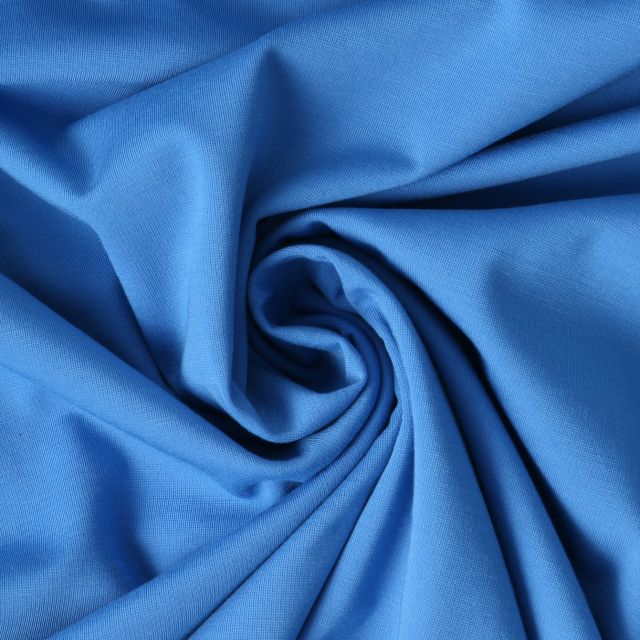 Tissu Jersey Viscose Modena uni Bleu cobalt