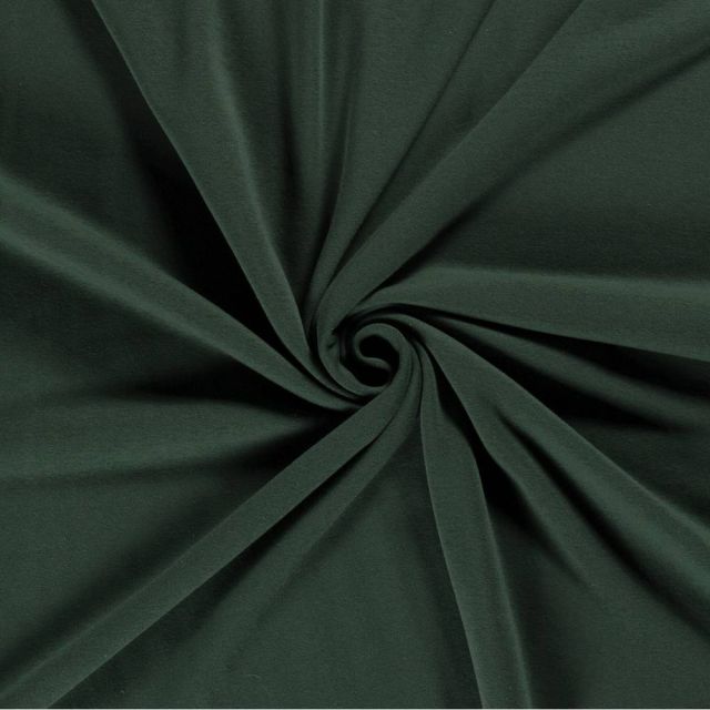 Tissu Polaire des Alpes uni Vert foncé