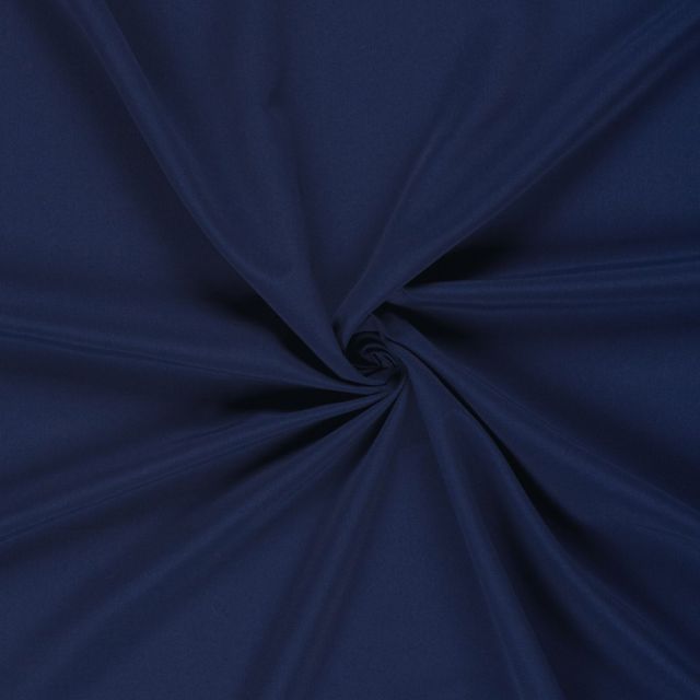 Tissu Short de bain déperlant recyclé uni Bleu marine