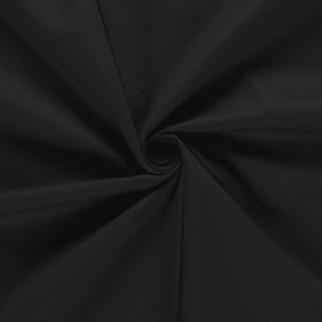 Tissu Jeans Denim Chicago uni Noir