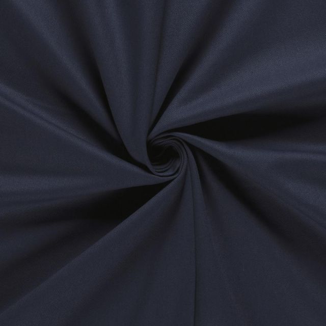 Tissu Jeans Denim Chicago uni Bleu marine