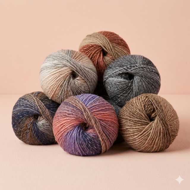 Fil Laine autorayante Cheval Blanc Nevada - 6 Couleurs