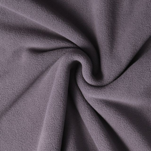 Tissu Polaire doux Grand Froid Gris foncé