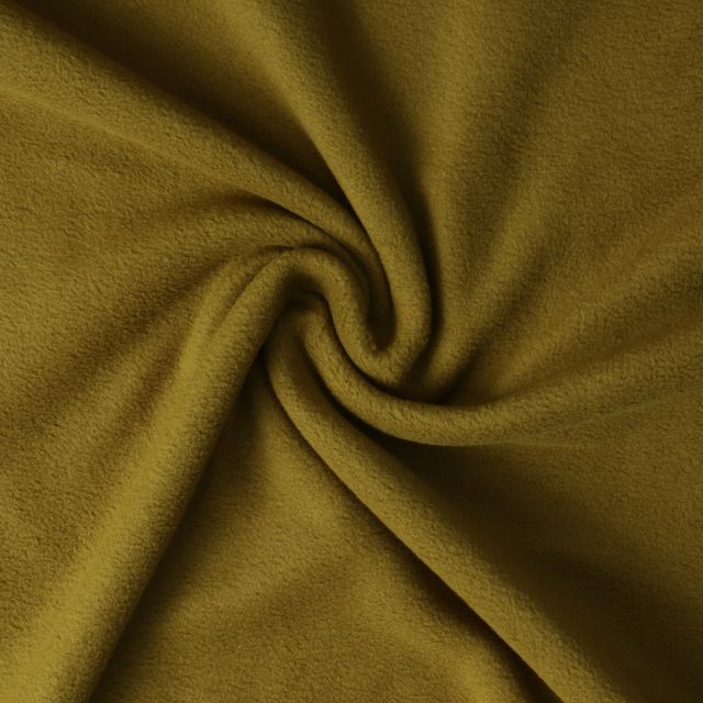 Tissu Polaire doux Grand Froid Vert kaki
