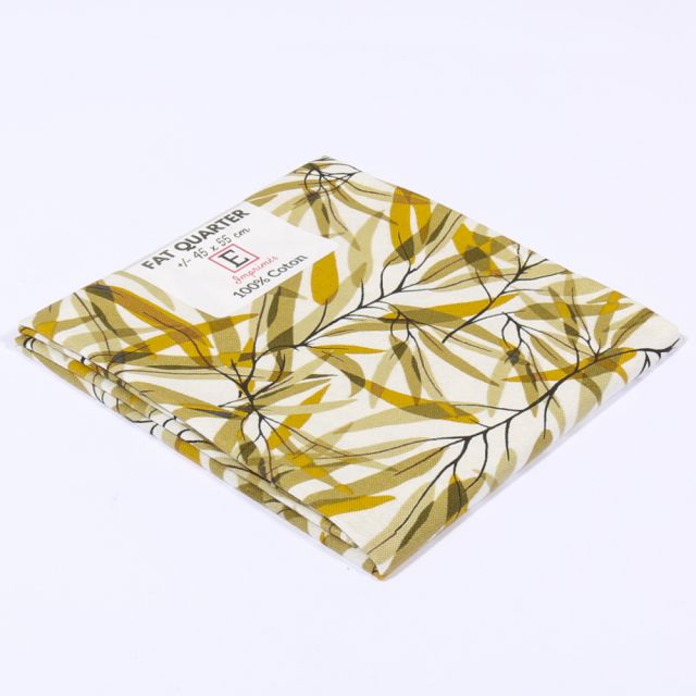 Coupon tissu Coton n°31 Vert - 45 x 55 cm