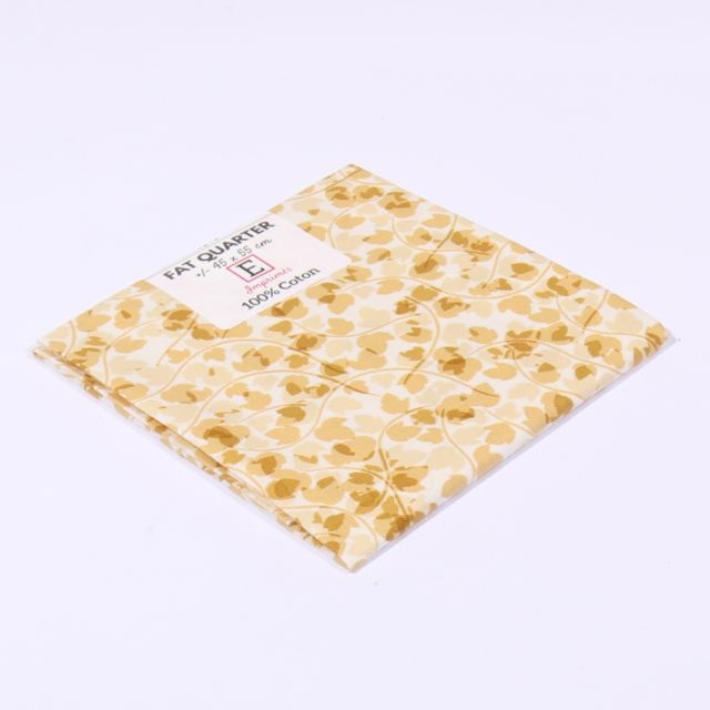 Coupon tissu Coton n°34 Jaune - 45 x 55 cm