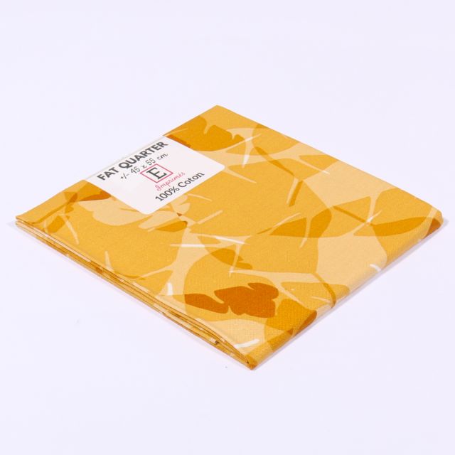 Coupon tissu Coton n°35 Jaune - 45 x 55 cm