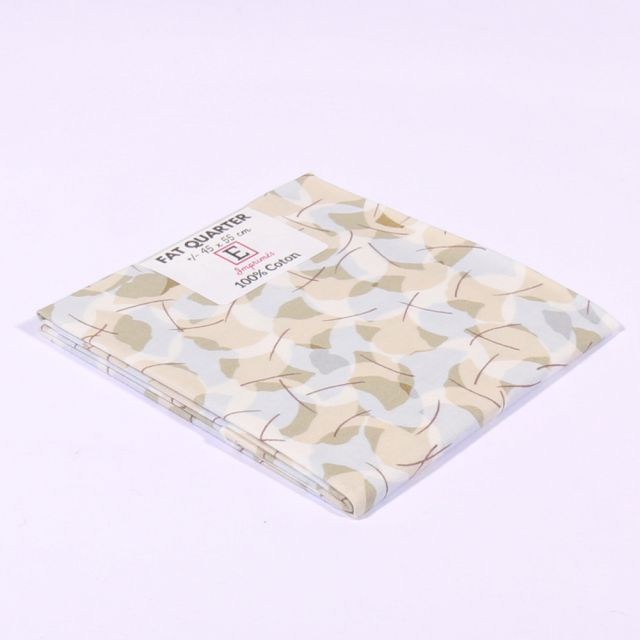 Coupon tissu Coton n°36 Beige - 45 x 55 cm