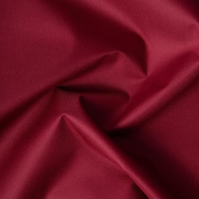 Tissu Toile à sac envers PVC déperlant ultra robuste Bordeaux