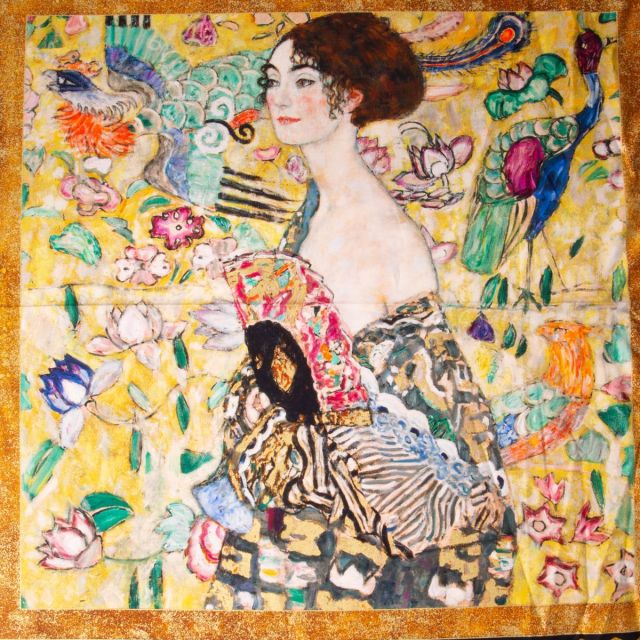 Tissu Panneau Coton Gustav Klimt