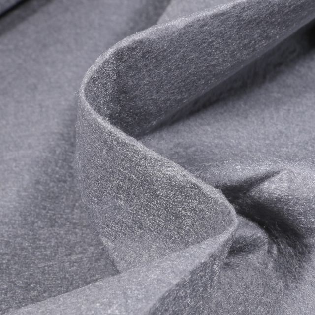 Tissu Feutrine 180 cm Gris galet