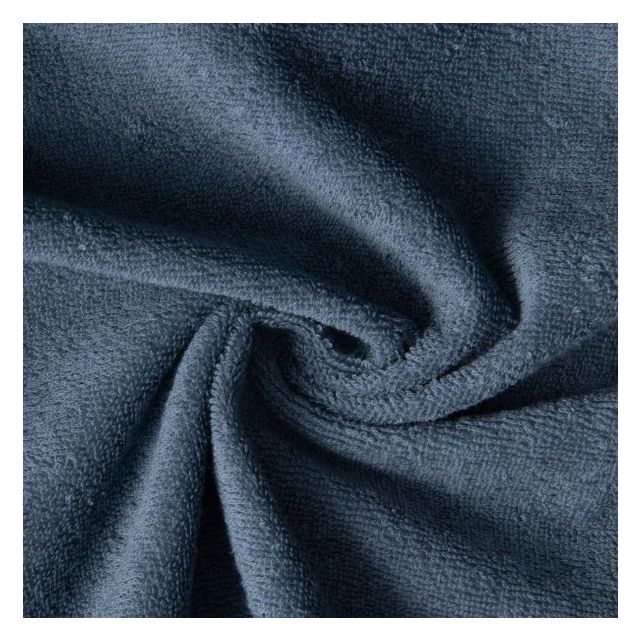 Tissu Eponge uni 400 g/m² Bleu ardoise - Coupon de 3 mètres