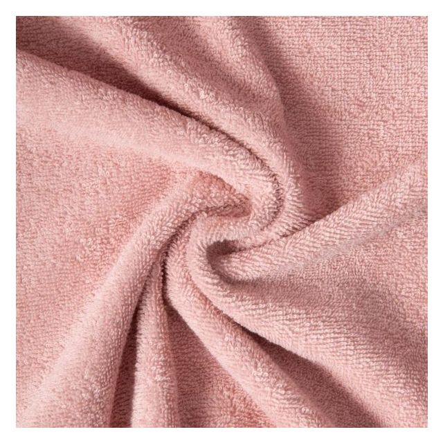 Tissu Eponge uni 400 g/m² Rose - Coupon de 3 mètres