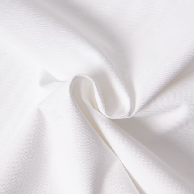 Tissu Imperméable spécial extérieur intensif uni Blanc