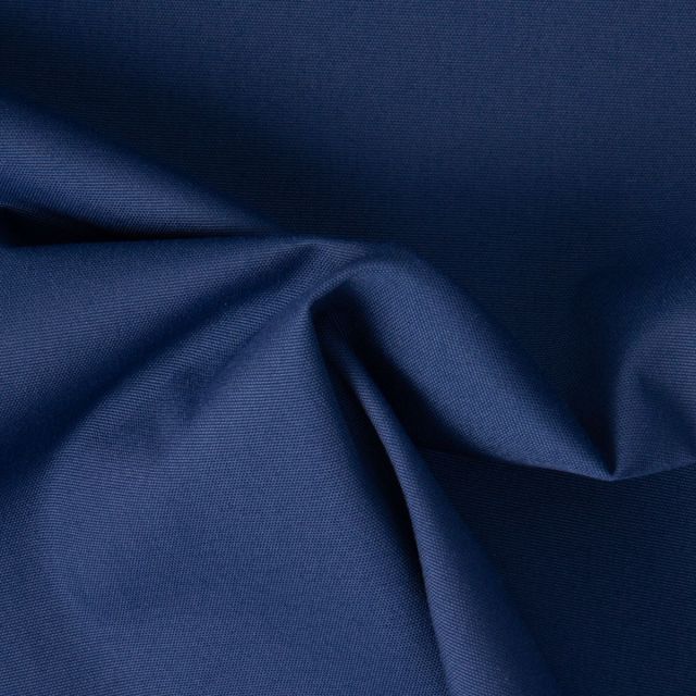Tissu Imperméable spécial extérieur intensif uni Bleu marine