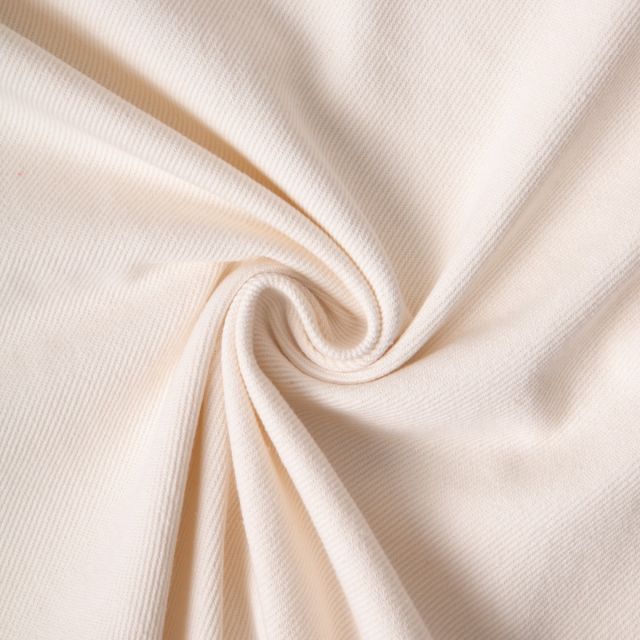 Tissu Coton Sergé d'ameublement Sisal uni Ecru