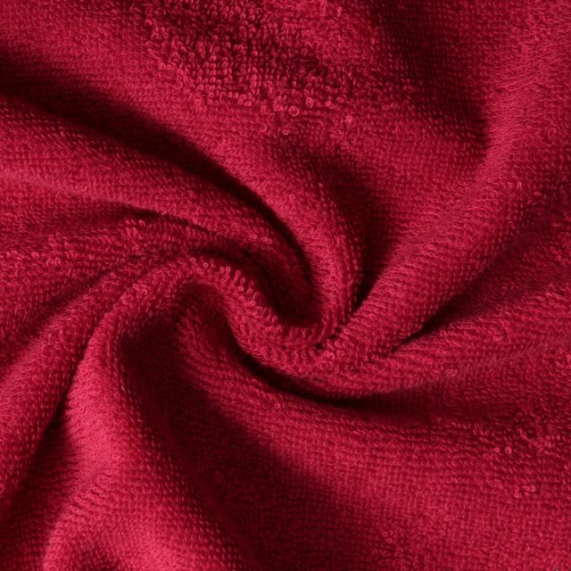 Tissu Eponge  Spa 400 g/m2 uni Rouge