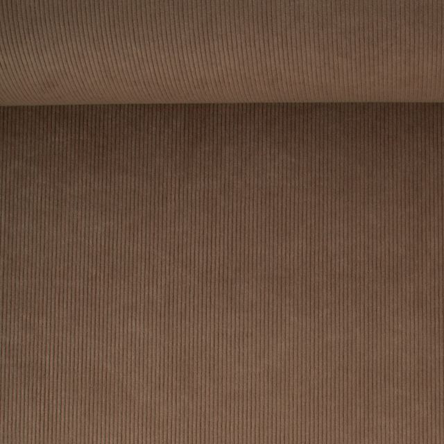 Tissu Velours ras d'habillement uni Gris foncé