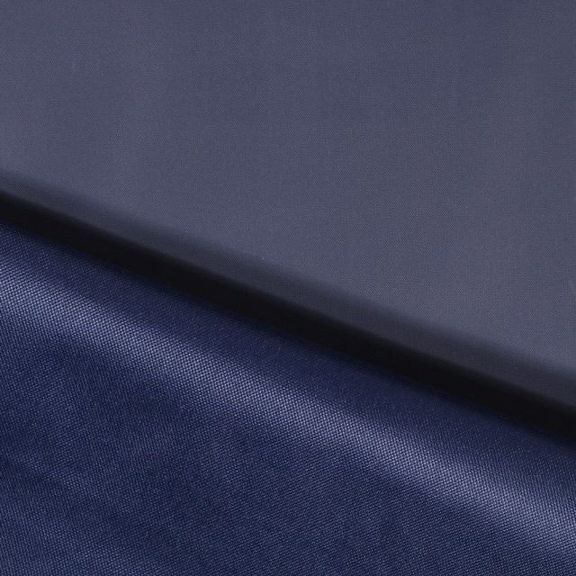 Coupon Tissu Toile à sac envers PVC déperlant ultra robuste Bleu marine - Coupon de 30 cm
