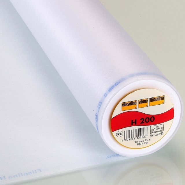Coupon Entoilage Thermocollant Vlieseline H200 Blanc - Coupon de 40 cm