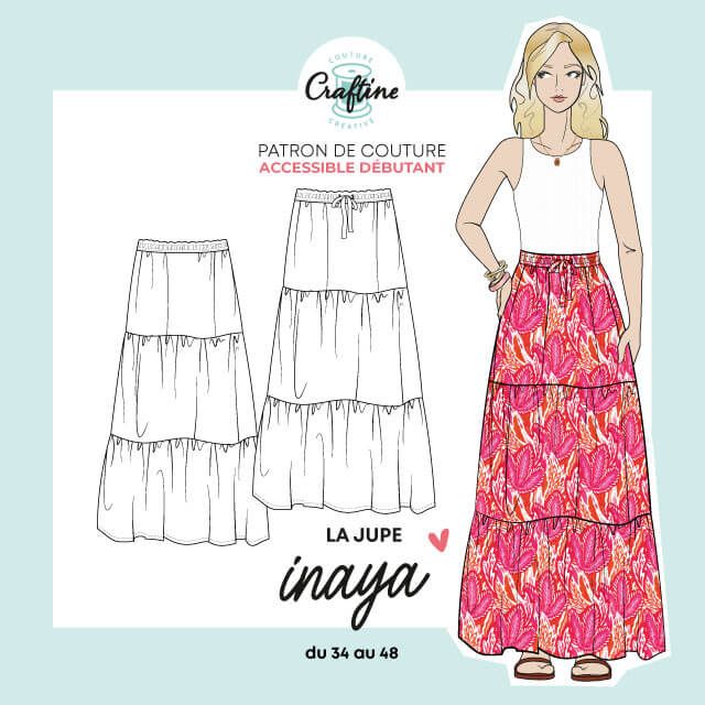 Patron Craftine Jupe Inaya