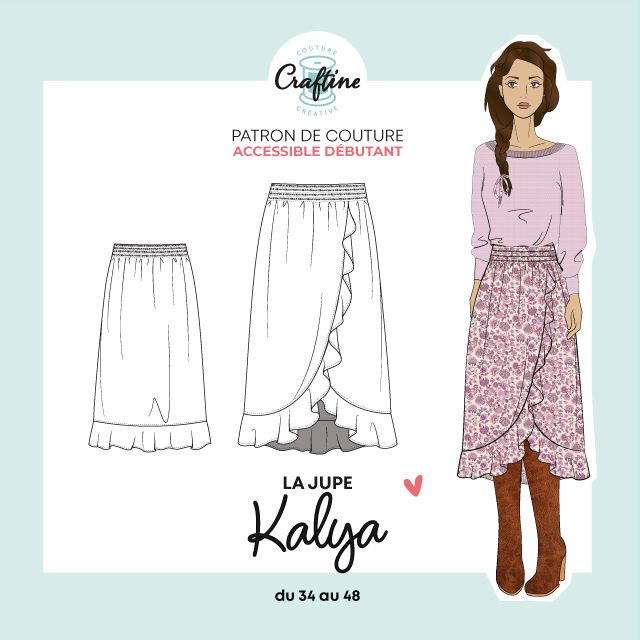 Patron Craftine Jupe Kalya