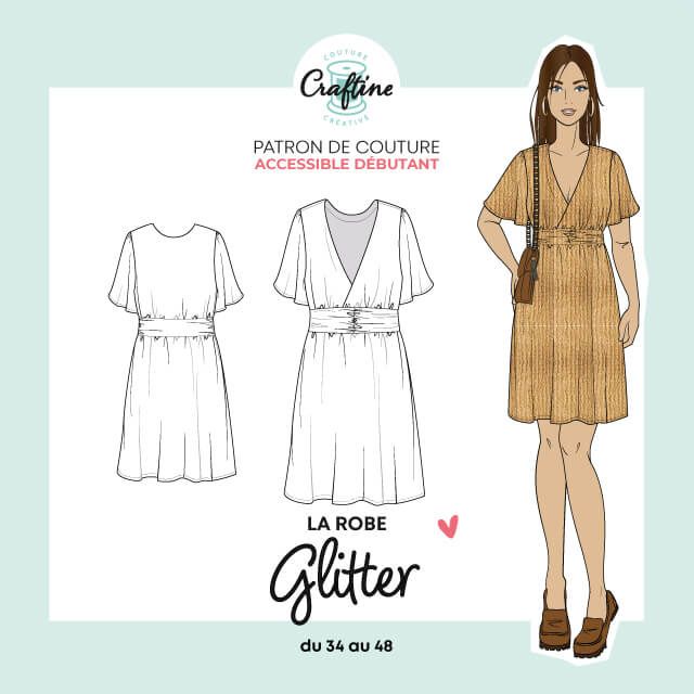 Patron Craftine Robe Glitter