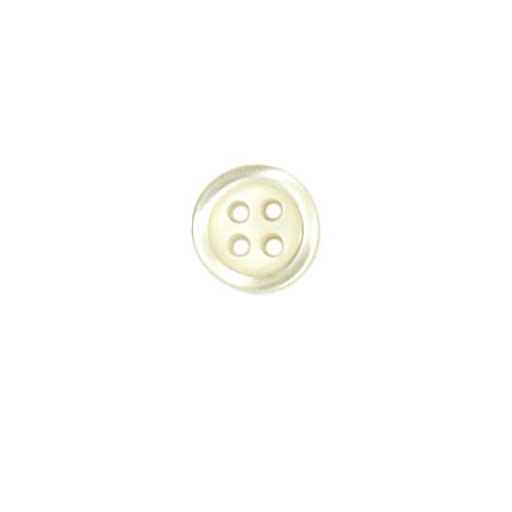 10 petites extravagante blanche œillets boutons en nacre optique 5412pw-11mm